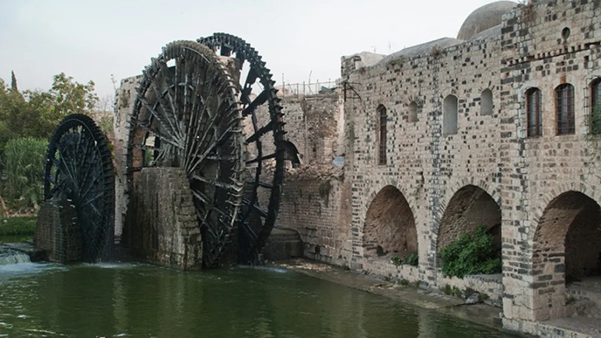 خلفية نواعير حماة ومبادرة الإعمار